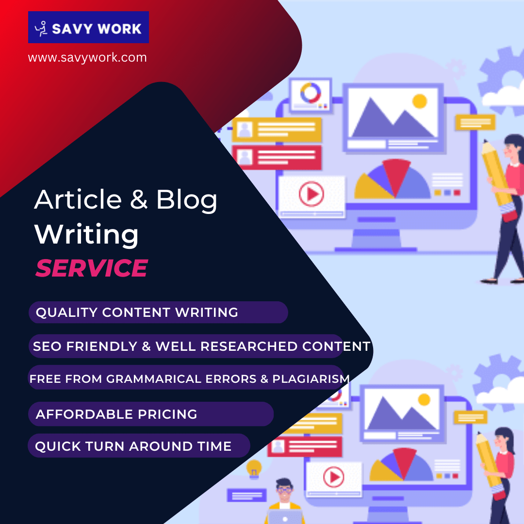 Article & Blog Writing – SAVY WORK