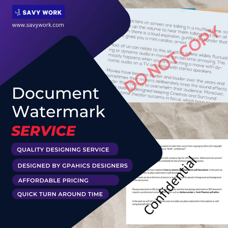 Document Watermark Services