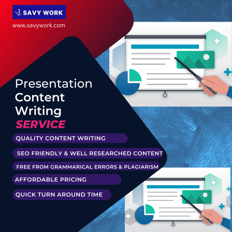Presentation Content Writing Service